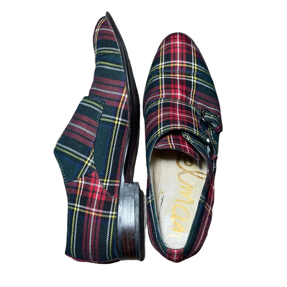 Sam Edelman Plaid Balfour Monk Strap Oxford